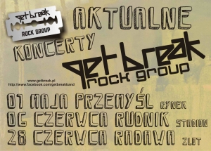 Aktualne koncerty Get Break