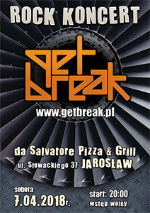 Koncert GET BREAK w Da Salvtore - Jarosław