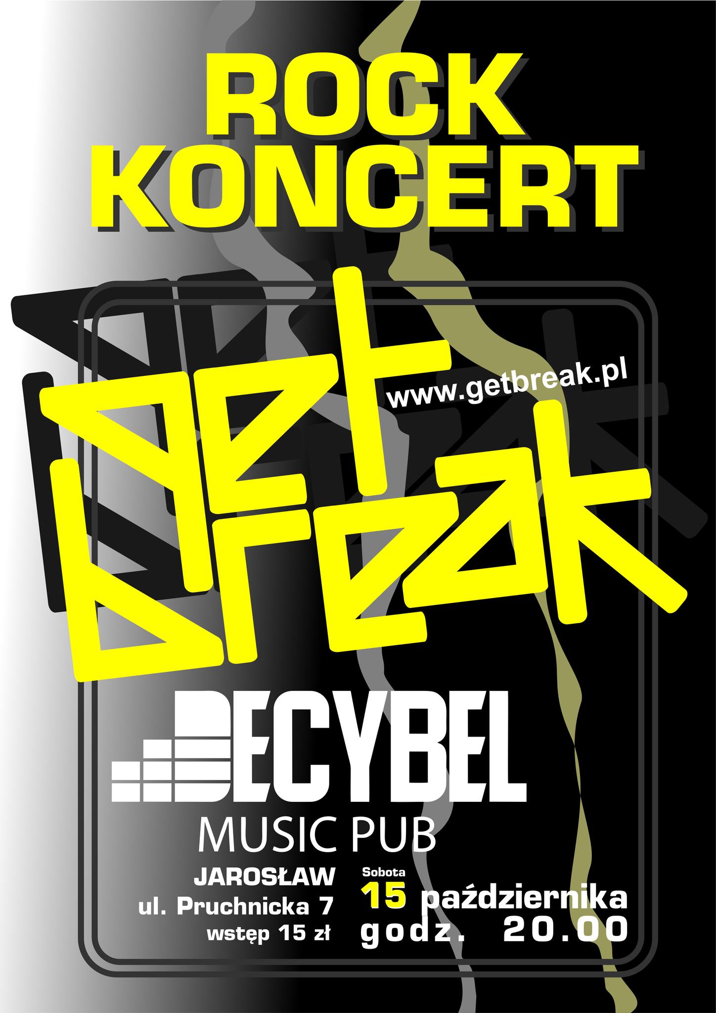 DECYBEL MUSIC PUB Jarosław. Koncert GET BREAK 2022r.